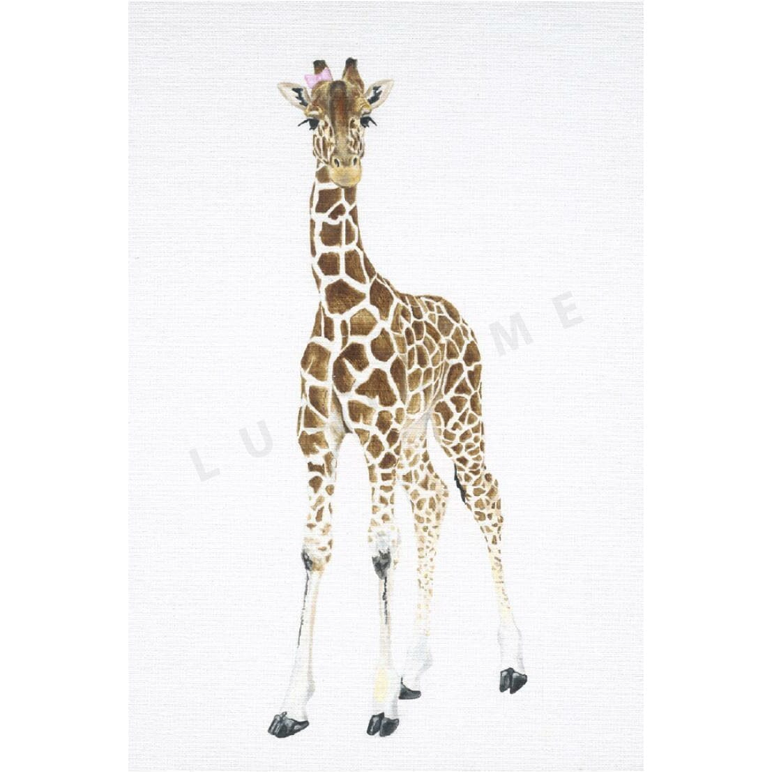 AMY THE GIRAFFE CALF Print Lucy & Me
