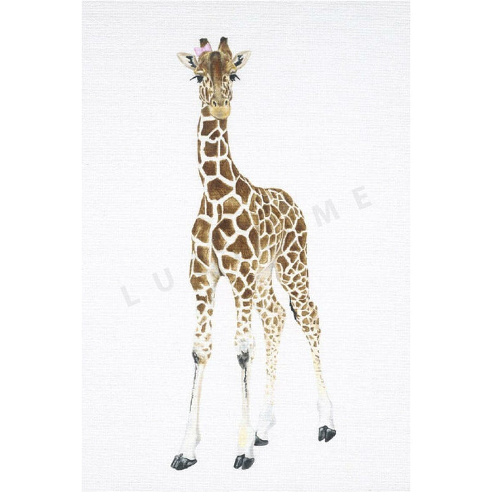 AMY THE GIRAFFE CALF Print Lucy & Me