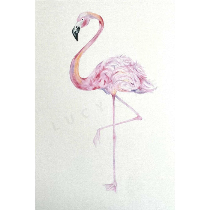 FLORA - THE FLAMINGLET Print Lucy & Me