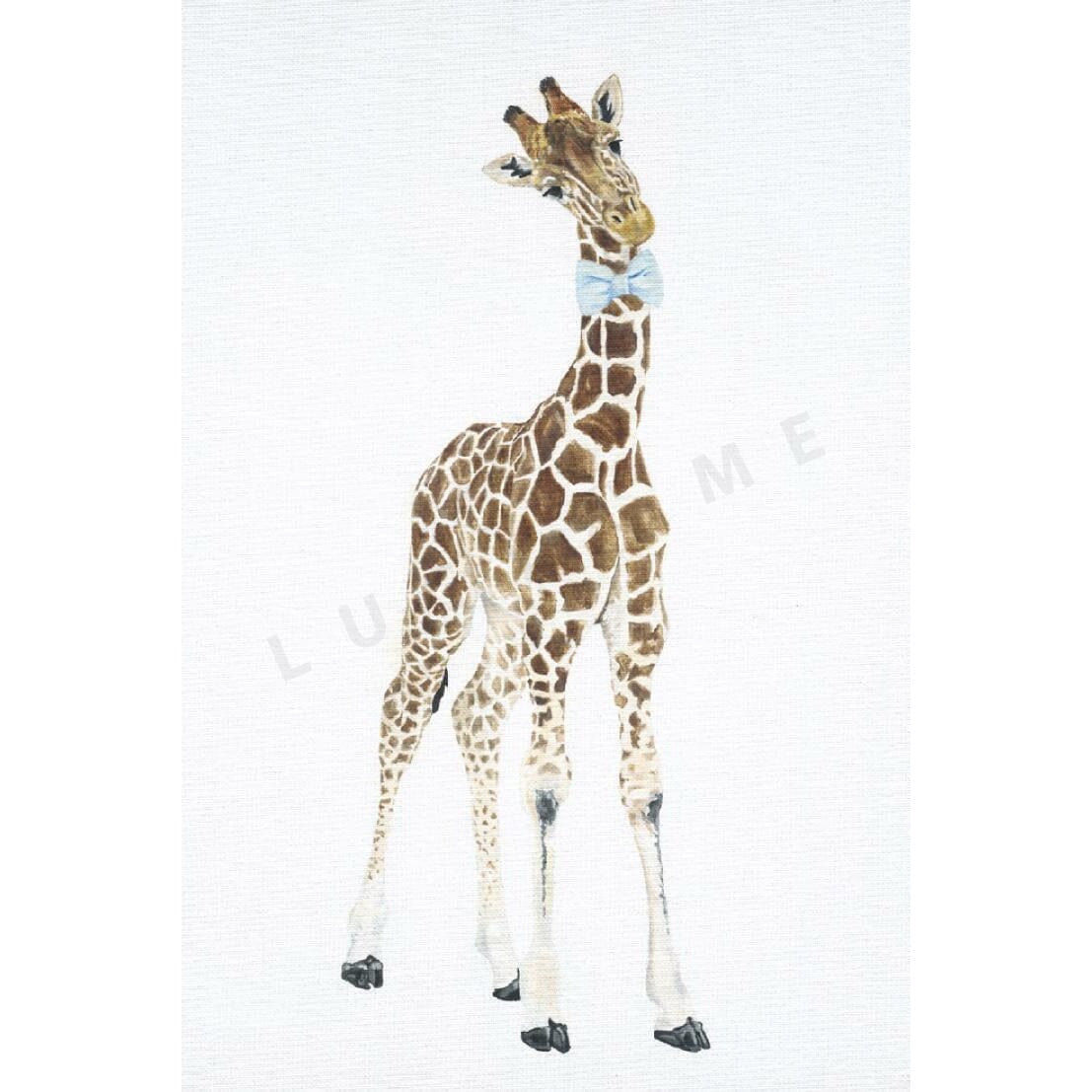 GEORGE THE GIRAFFE CALF Print Lucy & Me