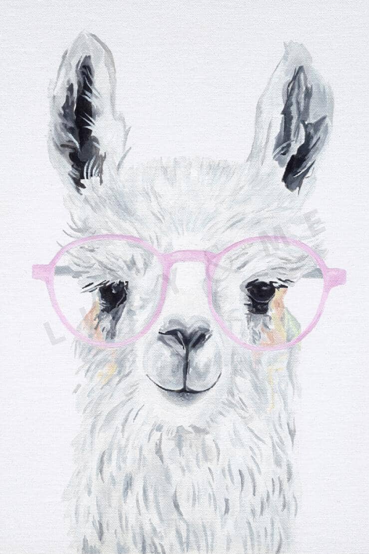 LOLA THE LLAMA Print Lucy & Me