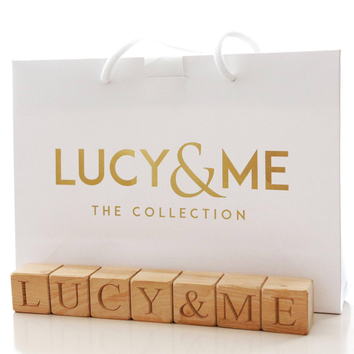 WOODEN LETTER BLOCKS Lucy & Me