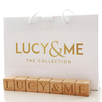 WOODEN LETTER BLOCKS Lucy & Me