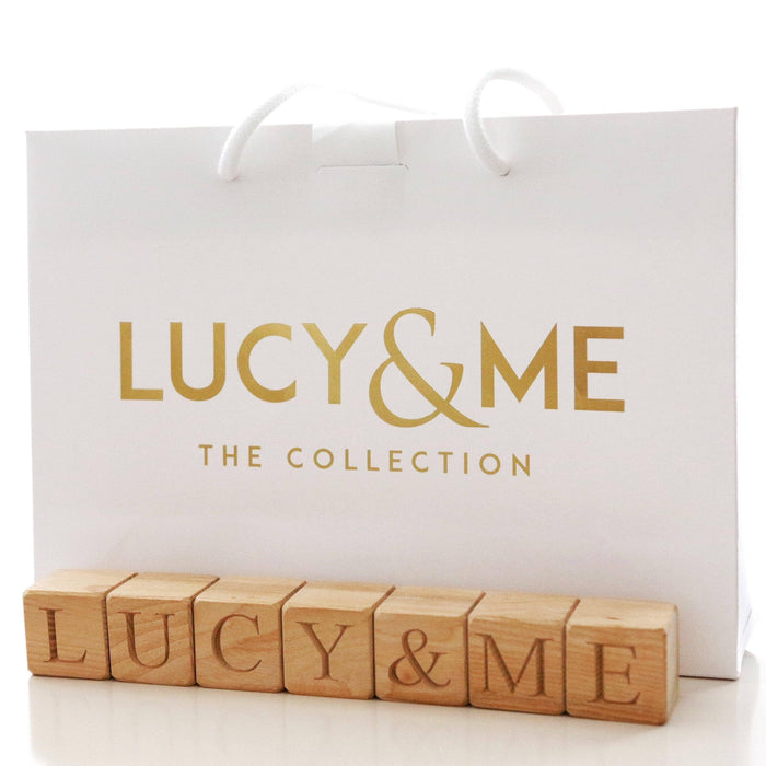 WOODEN LETTER BLOCKS Lucy & Me