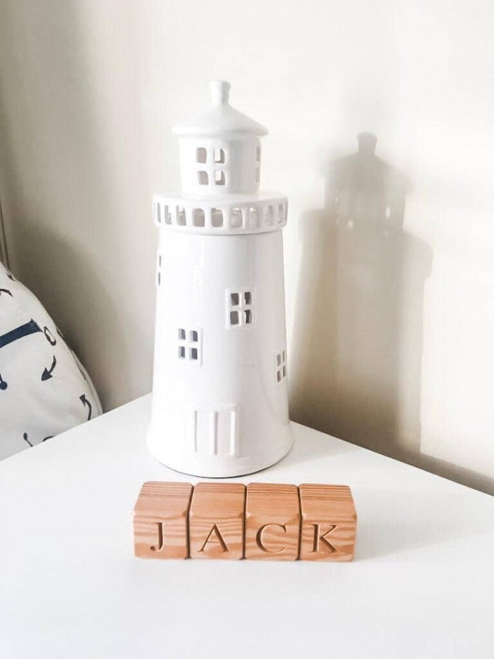 WOODEN LETTER BLOCKS Lucy & Me