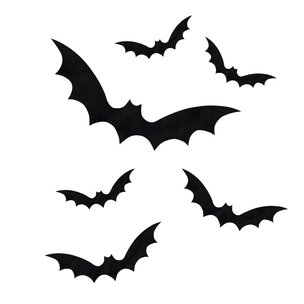 Black Bat Halloween Window Stickers Lucy & Me 