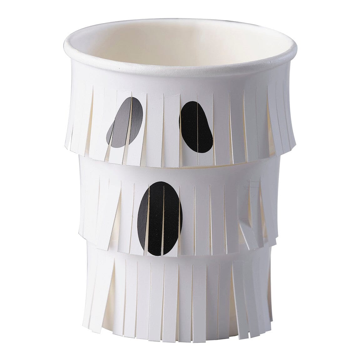 Ghost Fringe Paper Halloween Cups Lucy & Me 