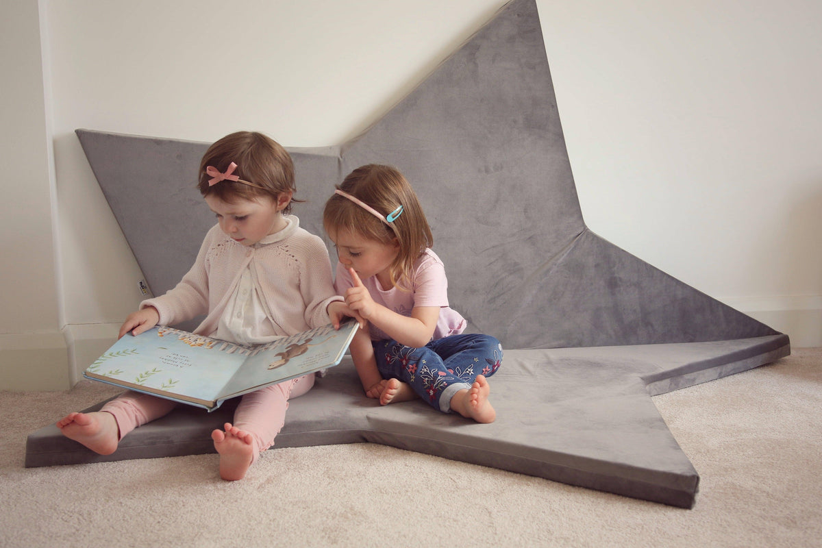 STAR PLAYMAT GREY Playmat Lucy & Me 