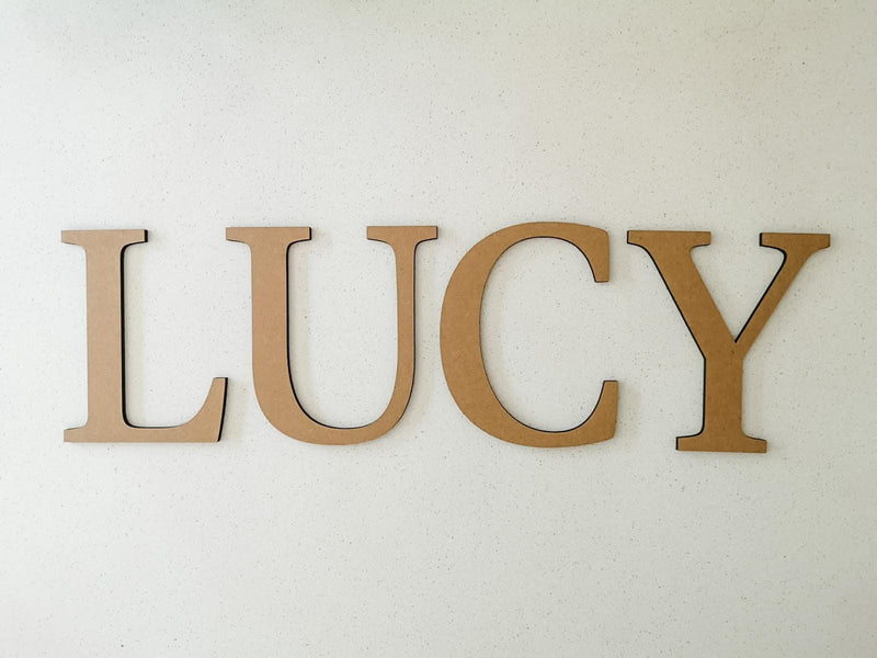 Wooden wall letters Wooden Sign Lucy & Me 